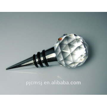 Wholesale durable crystal wine stopper for wedding favors